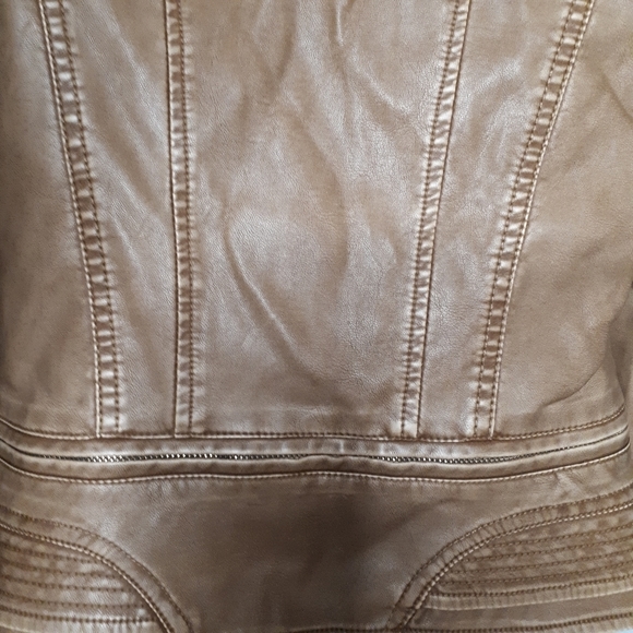 Bubblee Fashion Faux Leather Jacket Medium - Picture 5 of 7